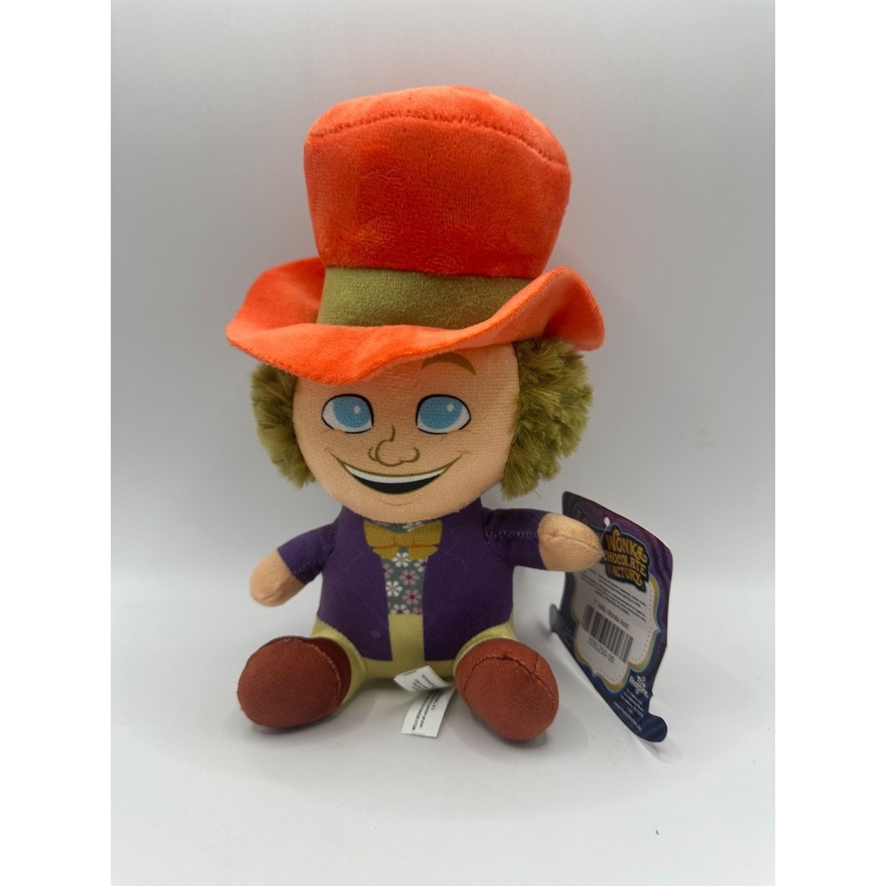 NWT Willy Wonka & the Chocolate‎ Factory 7" Plush Willy Wonka Toy Factory 2023
